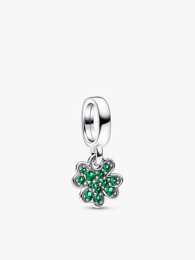 Parure de Bracelet en Argent Sterling avec Charm Porte‑Bonheur