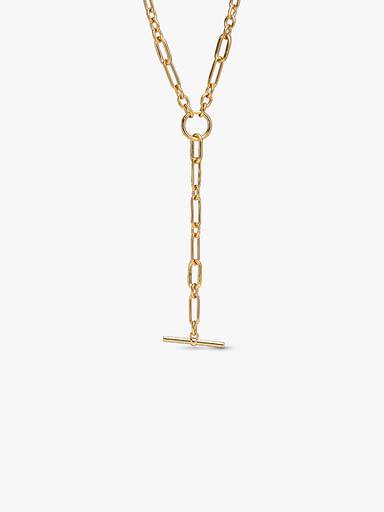 Collana a Y con maglia link