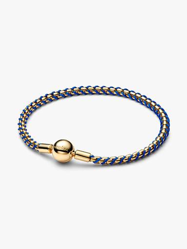 Bracciale Intreccio Tessuto Turchese
