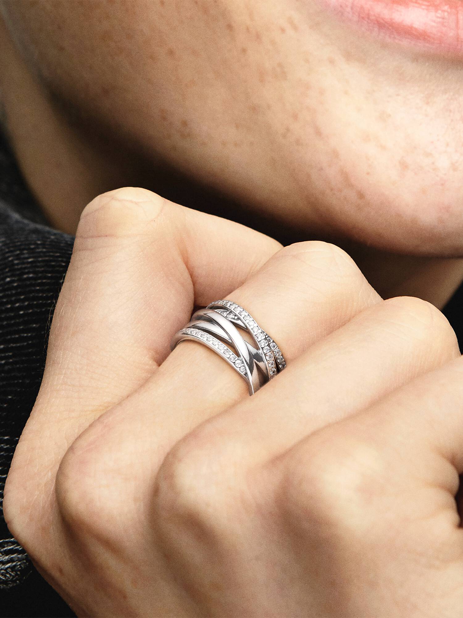 Anello Fascia Intrecciata