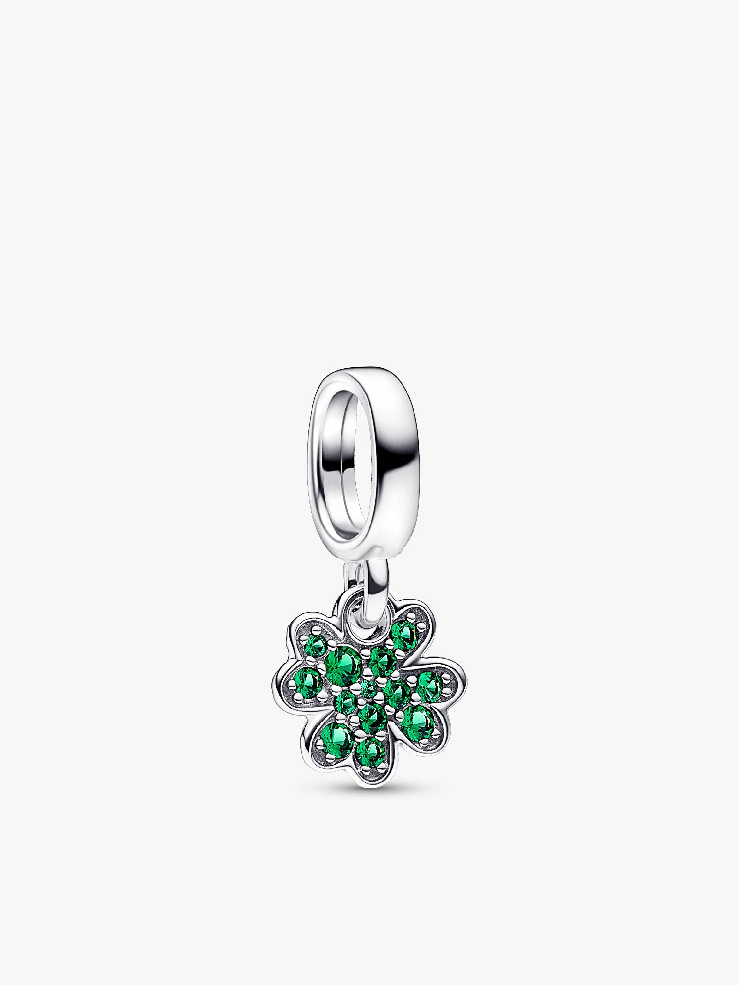 Charm Pendant Trèfle à Quatre Feuilles