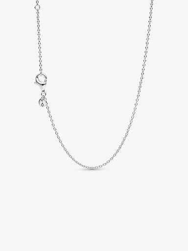 Collana da donna Pandora Catenina Argento Sterling 925 Misura 45cm 590412-45 Collana da donna Pandora Catenina Argento Sterling 925 Misura 45cm 590412-45