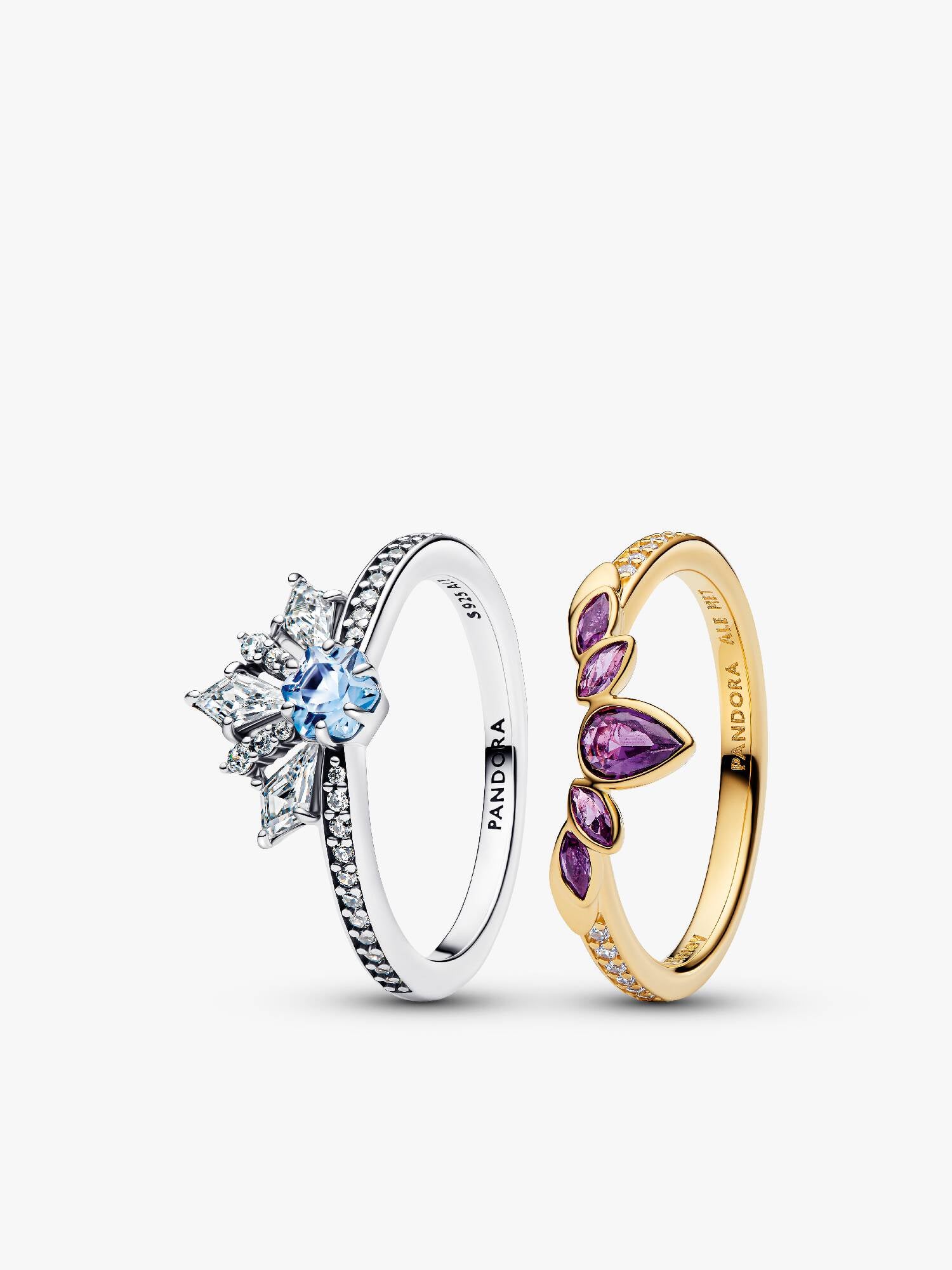 Ensemble de Bagues Elsa et Anna Disney Reine des Neiges