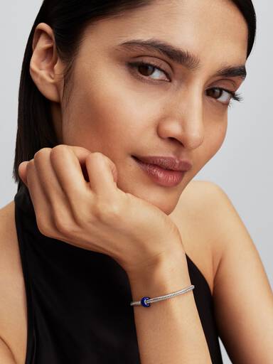 Blauer Mond Mini-Charm
