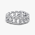 Pavé Cuban Ketten-Ring Pavé Cuban Ketten-Ring