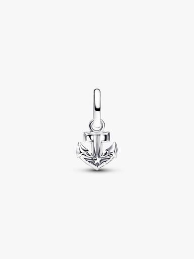 Blauer Anker Mini-Charm-Anhänger