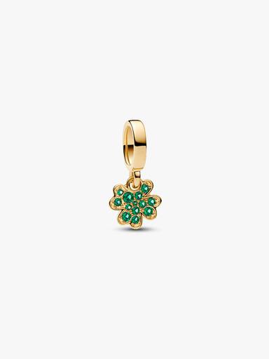 Vierblättriges Kleeblatt Charm-Anhänger