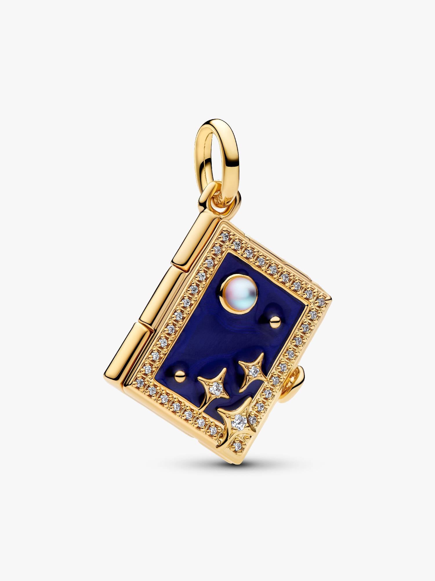 Charm Pendant Livre Magique Gravable