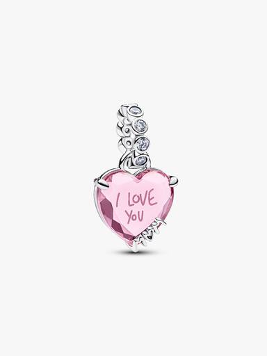 Charm pendente I Love You Mom