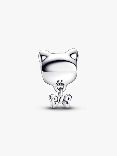 Charm Gatto e fiocco