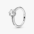 Clear Sparkling Crown Ring Clear Sparkling Crown Ring