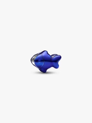 Blauer Fisch Mini-Charm
