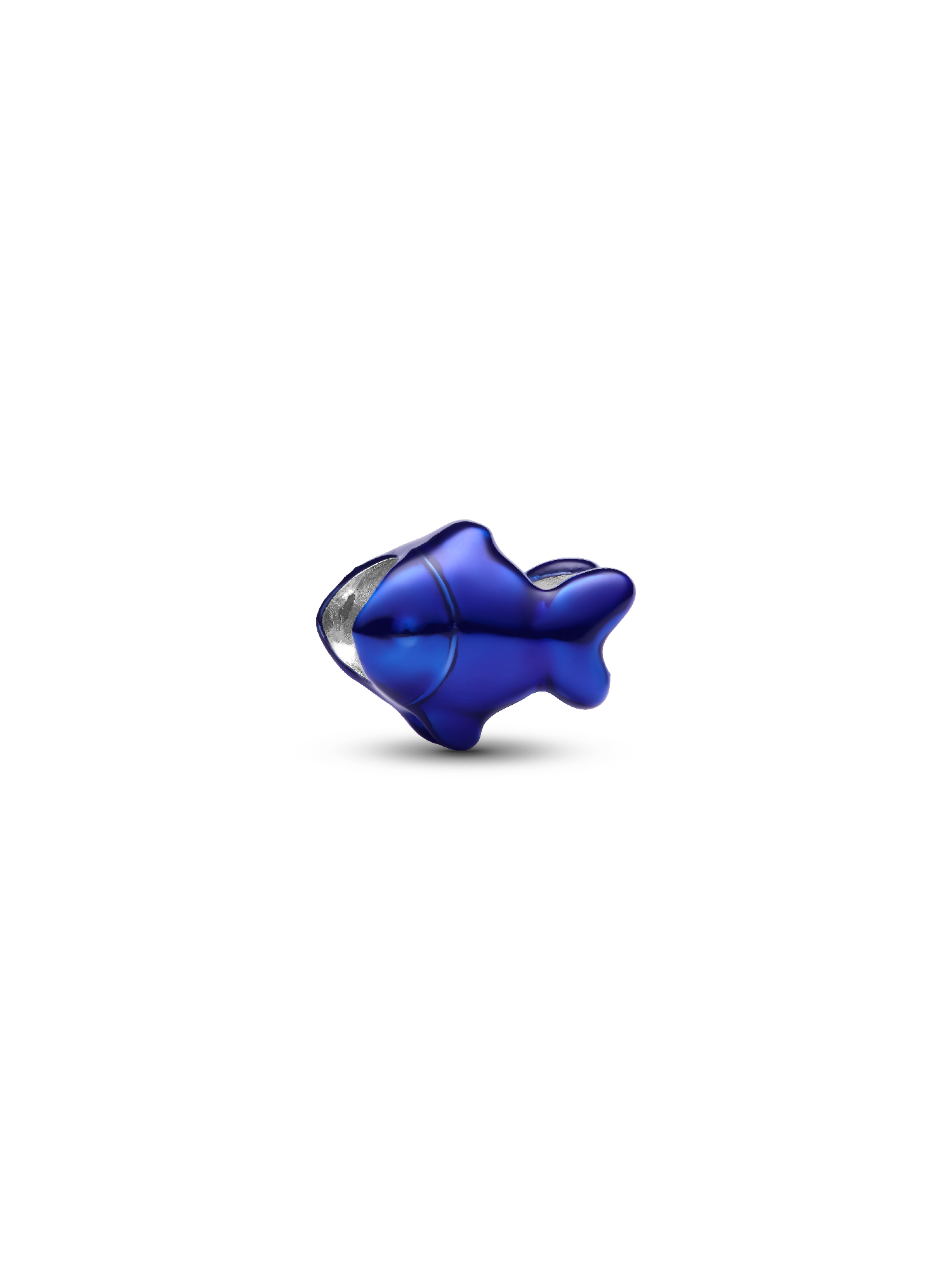 Blauer Fisch Mini-Charm