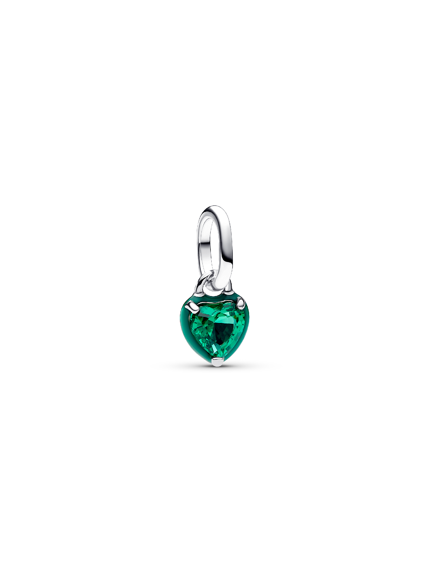Grünes Chakra-Herz Mini-Charm-Anhänger