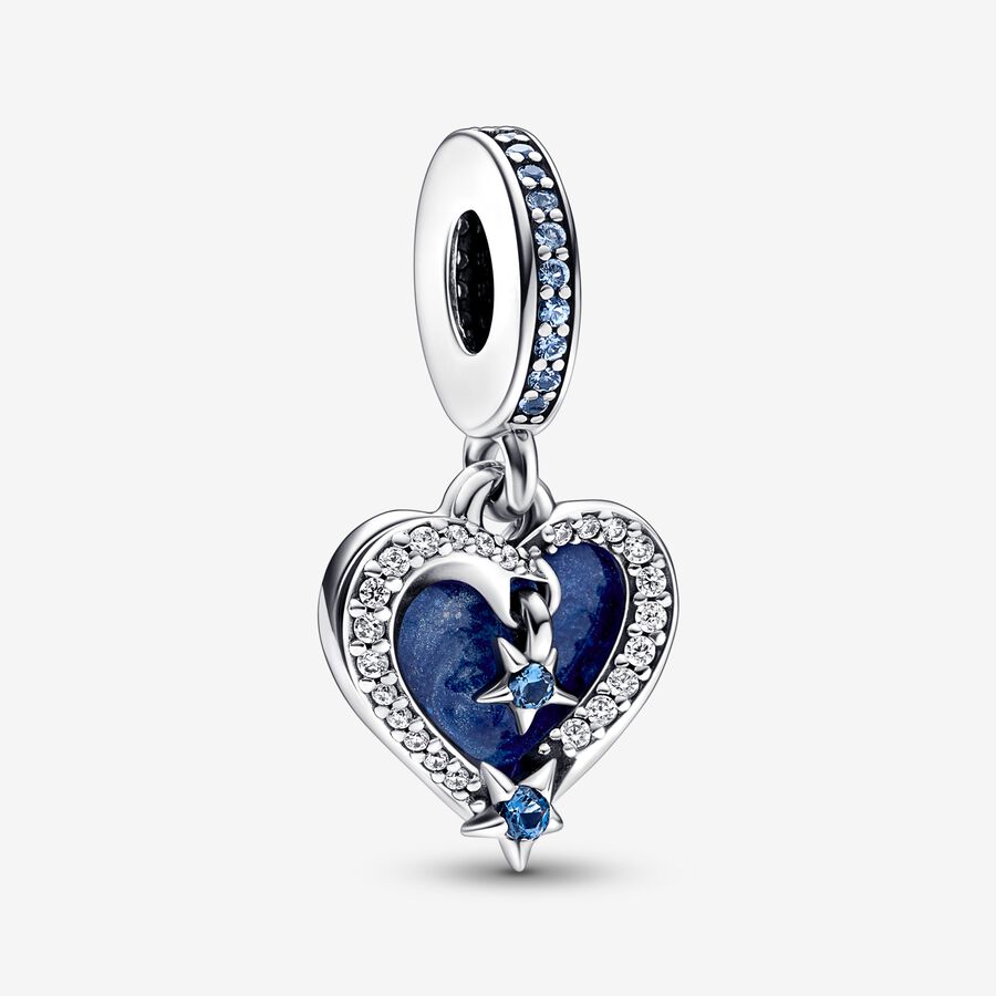 Fler®, Charme pour Bracelet Pandora, Fille, Garçon et Coeur - Love  Forever - Charm