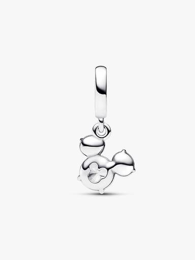 Disney Micky Maus Funkelnder Kopf Silhouette Charm-Anhänger