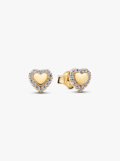 Clous d'Oreilles Halo Cœur
