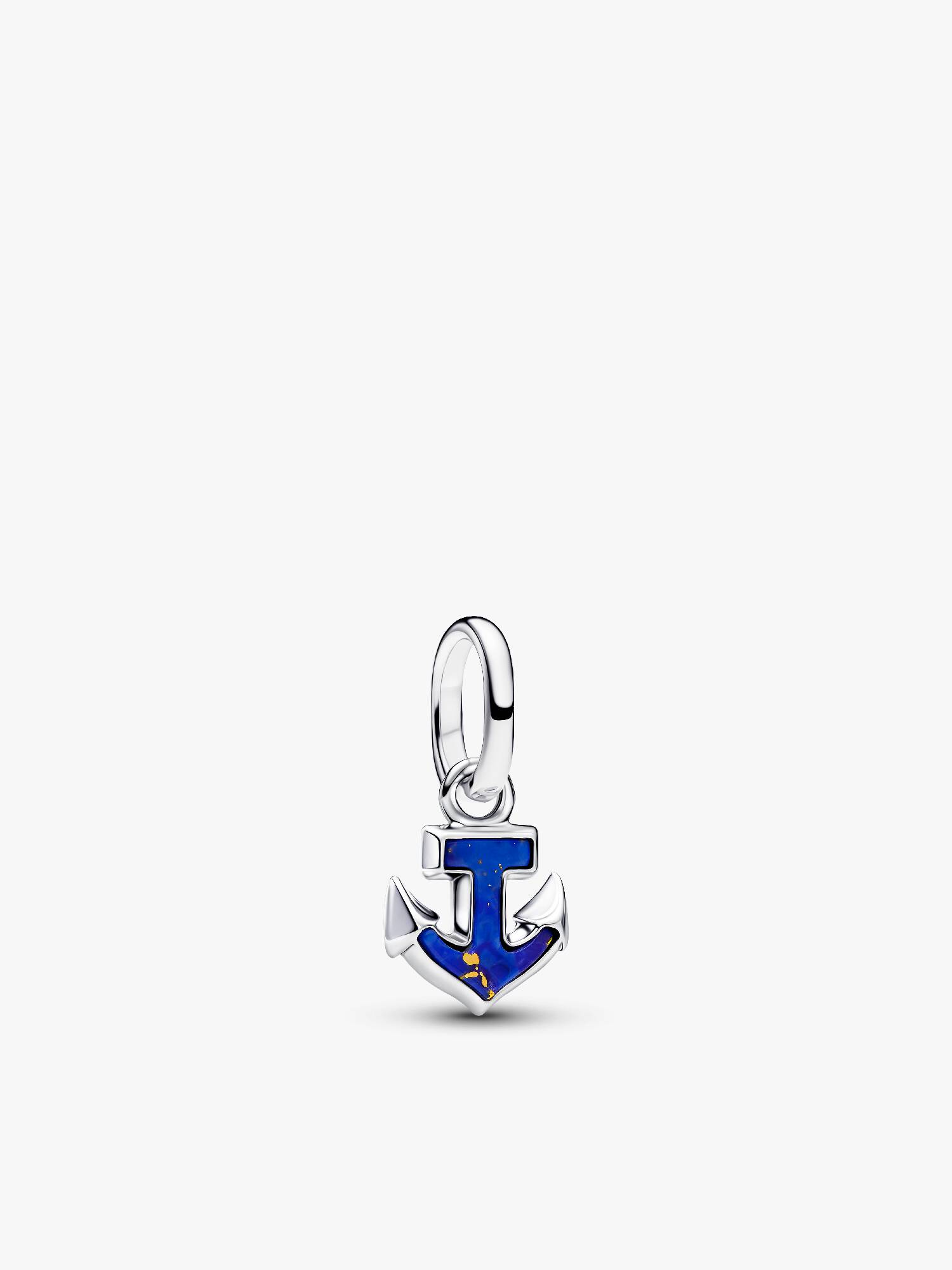 Mini Charm Pendant Ancre Bleue