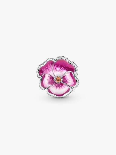 Charm Viola del pensiero rosa