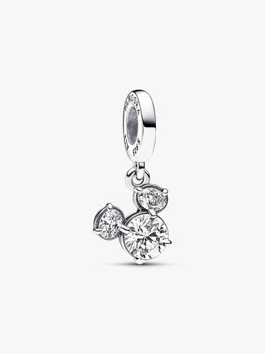 Disney Micky Maus Funkelnder Kopf Silhouette Charm-Anhänger