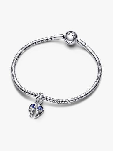 Charm Pendant Ailes d’Ange Séparables Scintillantes