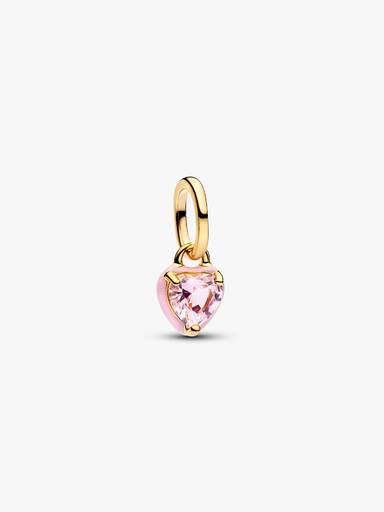Charm Mini Pendente Rosa Chakra Heart