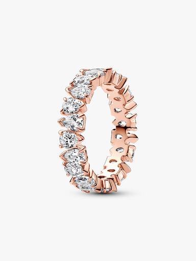 Anello Fascia Gocce Asimmetriche