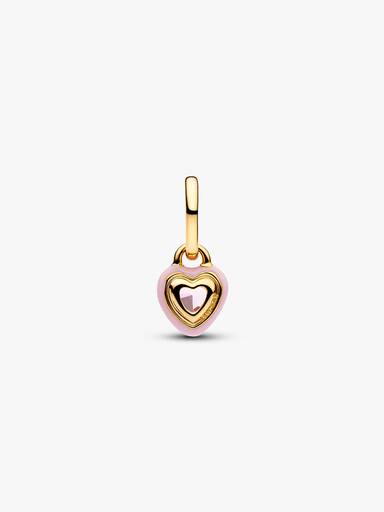 Charm Mini Pendente Rosa Chakra Heart
