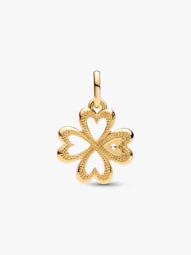 Medallion Quadrifoglio e cuori Pandora ME