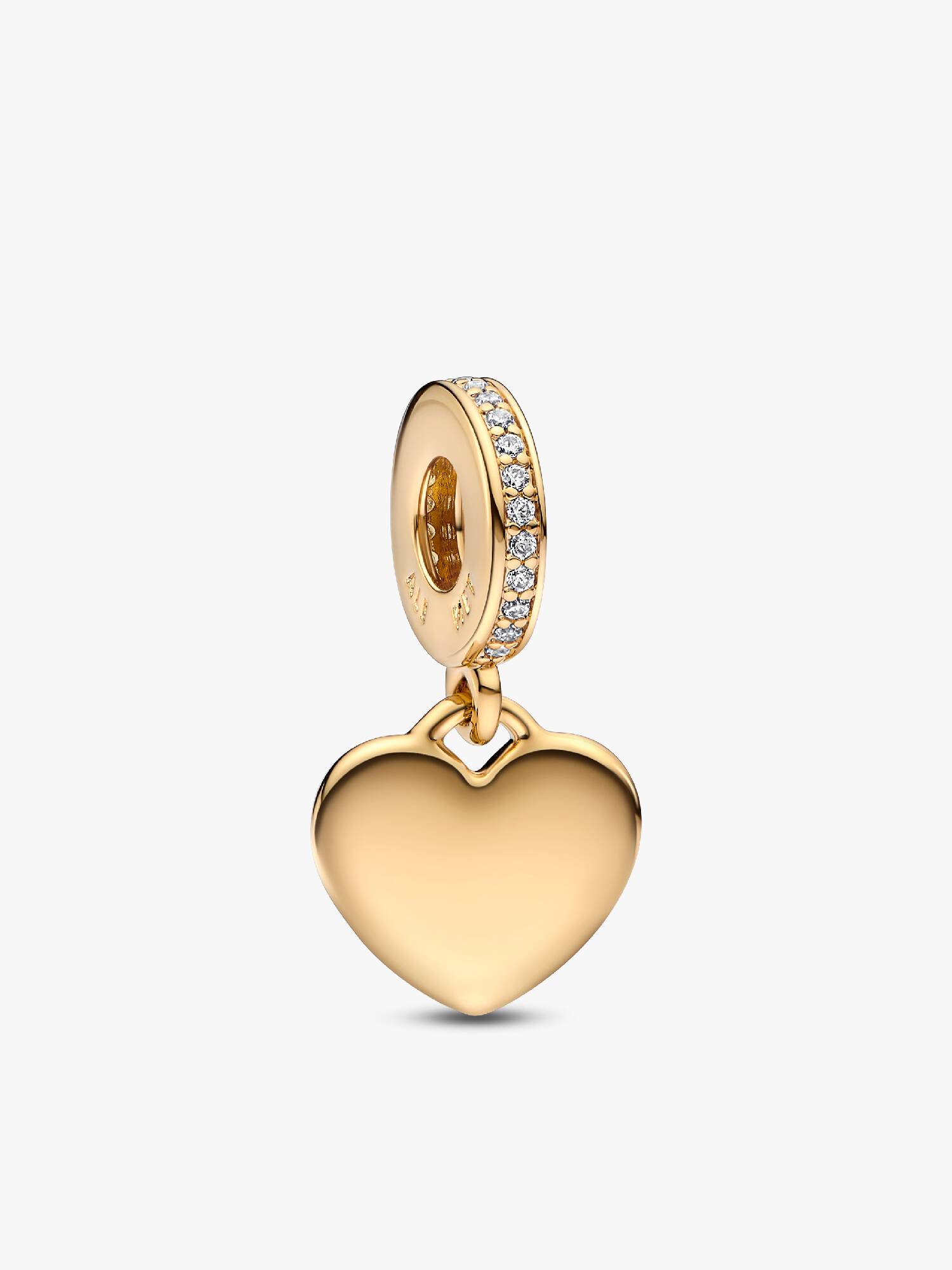 Charm Pendant Plaque Cœur