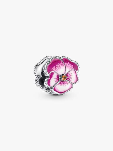Charm Viola del pensiero rosa