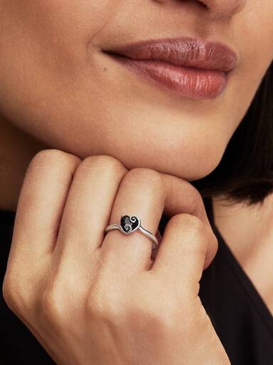 Disney Nightmare Before Christmas Jack Black Herz-Ring