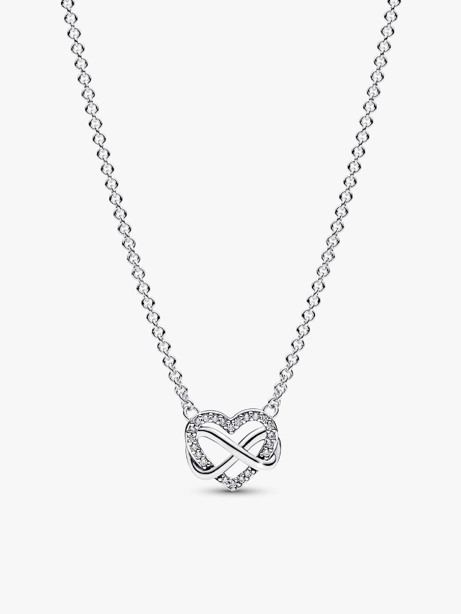 Collier Cœur Infini Scintillant