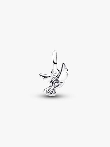 Weiße Taube Mini-Charm-Anhänger