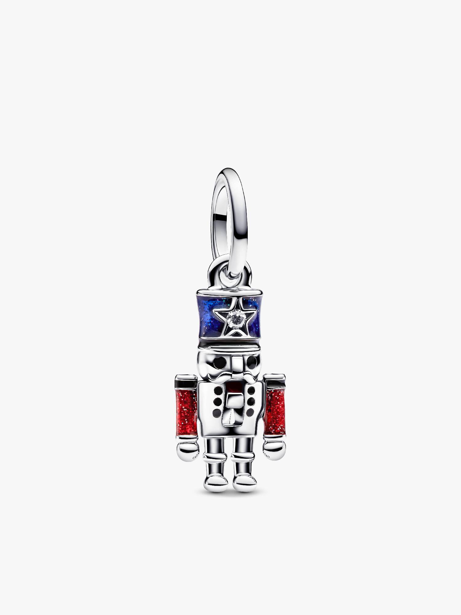 Beweglicher Nussknacker Charm-Anhänger
