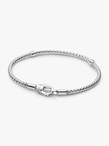 Bracelet Fermoir Clouté & Chaîne