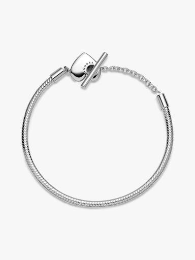 Bracciale con Chiusura a T e Cuore