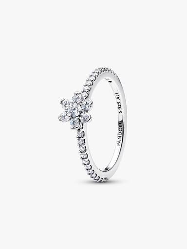 Funkelnde Blume Ring