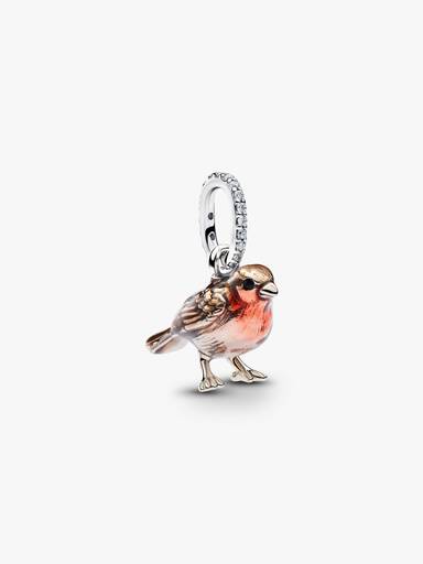 Charm pendente Pettirosso