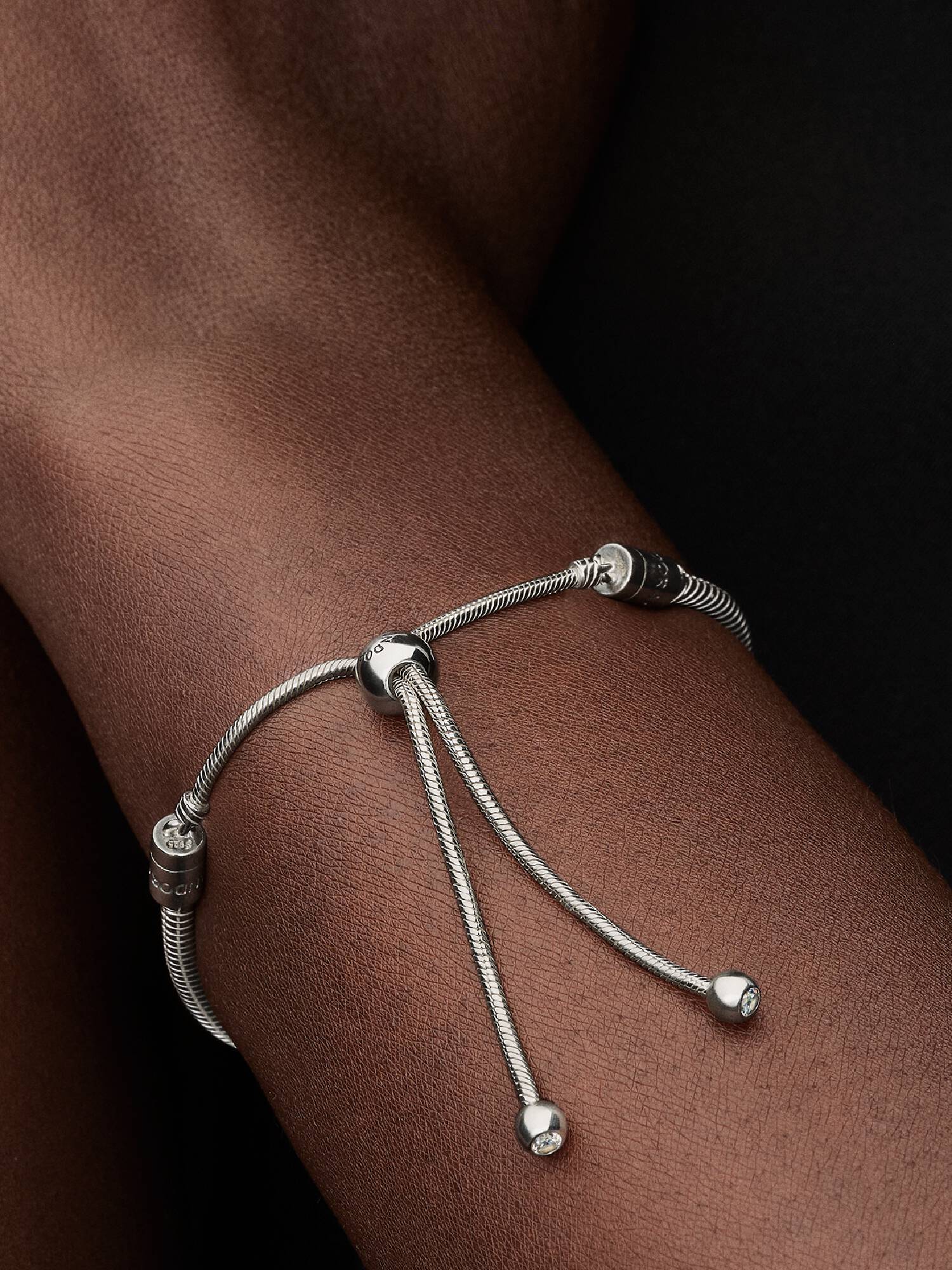 Bracelet Coulissant Maille Serpent