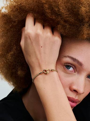 Bracelet Chaîne Cloutée