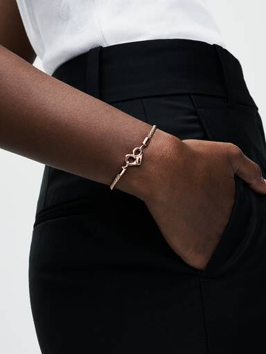 Bracelet Chaîne Cloutée