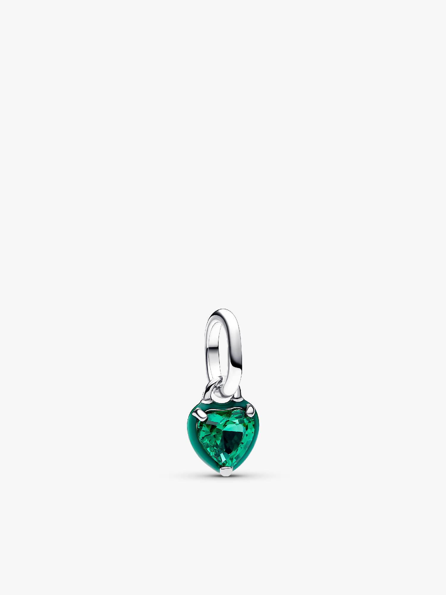 Charm Mini Pendente Green Chakra Heart