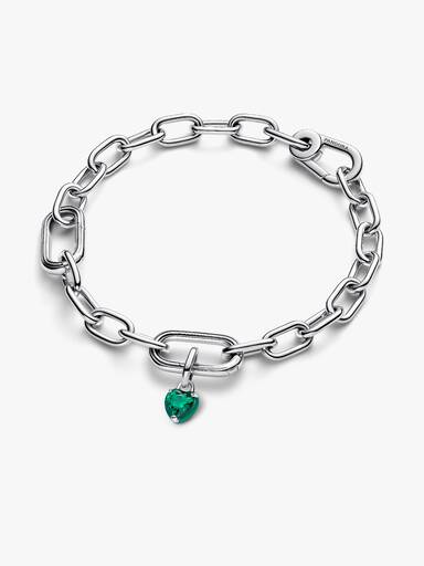 Charm Mini Pendente Green Chakra Heart