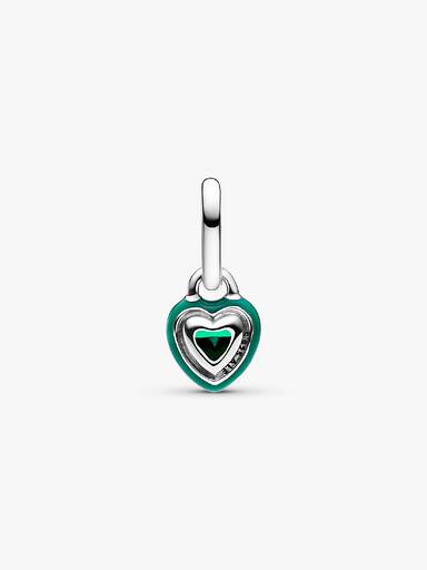 Charm Mini Pendente Green Chakra Heart
