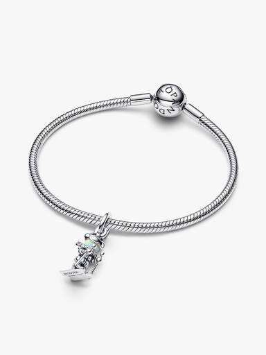 Skifahrer Charm-Anhänger