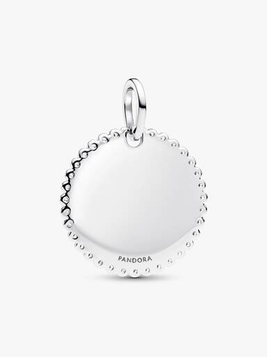 Pendente con Medaglia Rotonda Personalizzabile