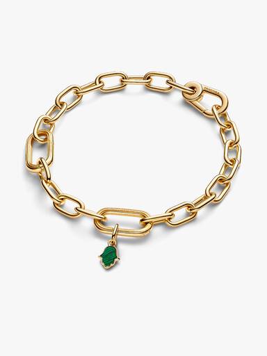Grüner Hand der Fatima Mini-Charm-Anhänger