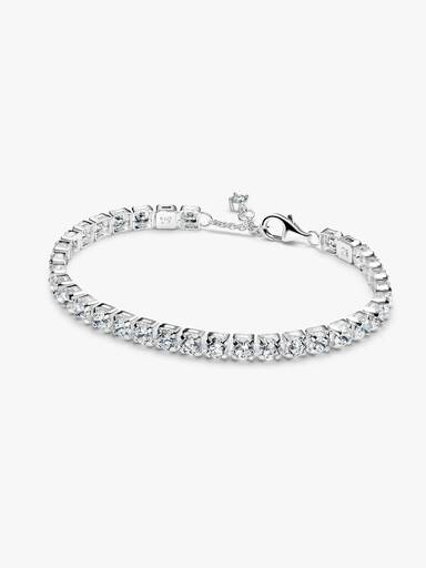 Funkelndes aussdrucksstarkes Tennisarmband