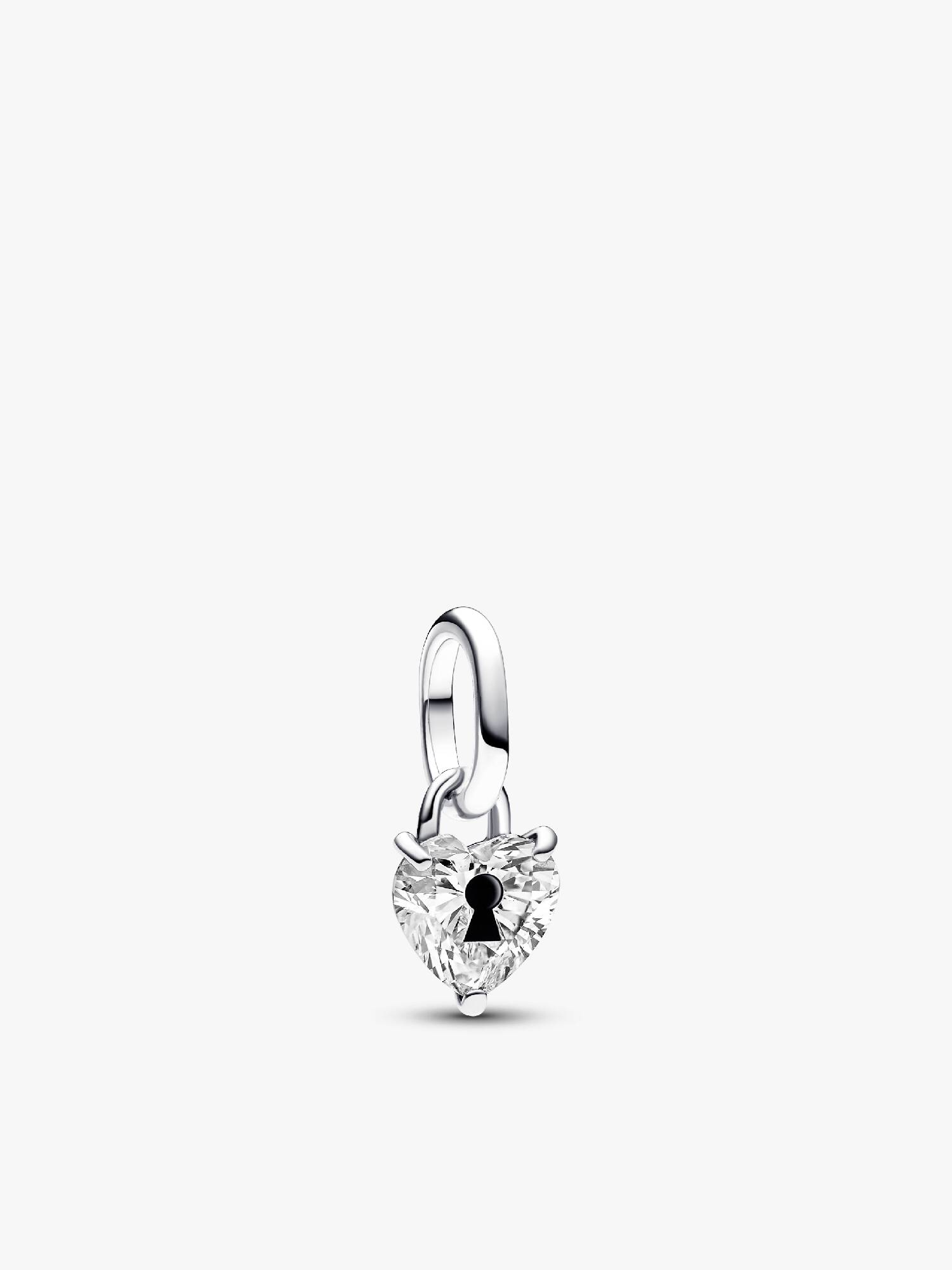 Schlüsselloch Herz Mini-Charm-Anhänger